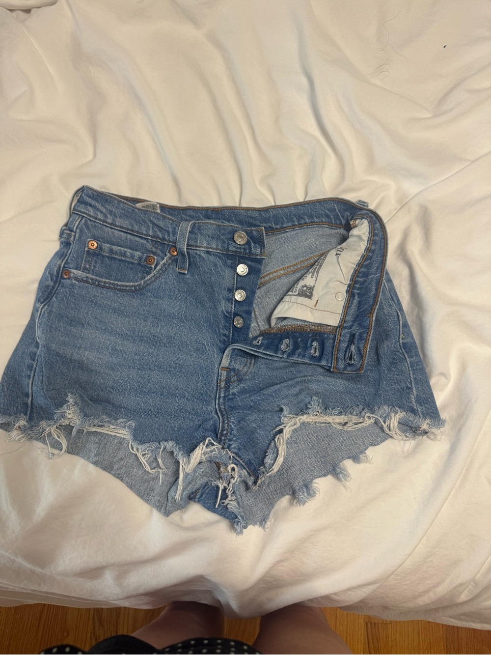 Levi's 501 button fly Cutoff Jean Shorts